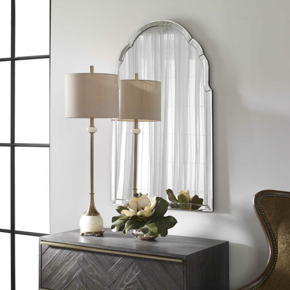 Arched |  Brayden Frameless Mirror