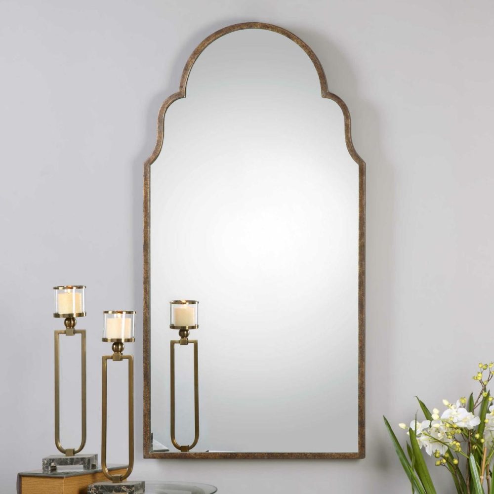 Arched |  Brayden Tall Arch Mirror, Bronze