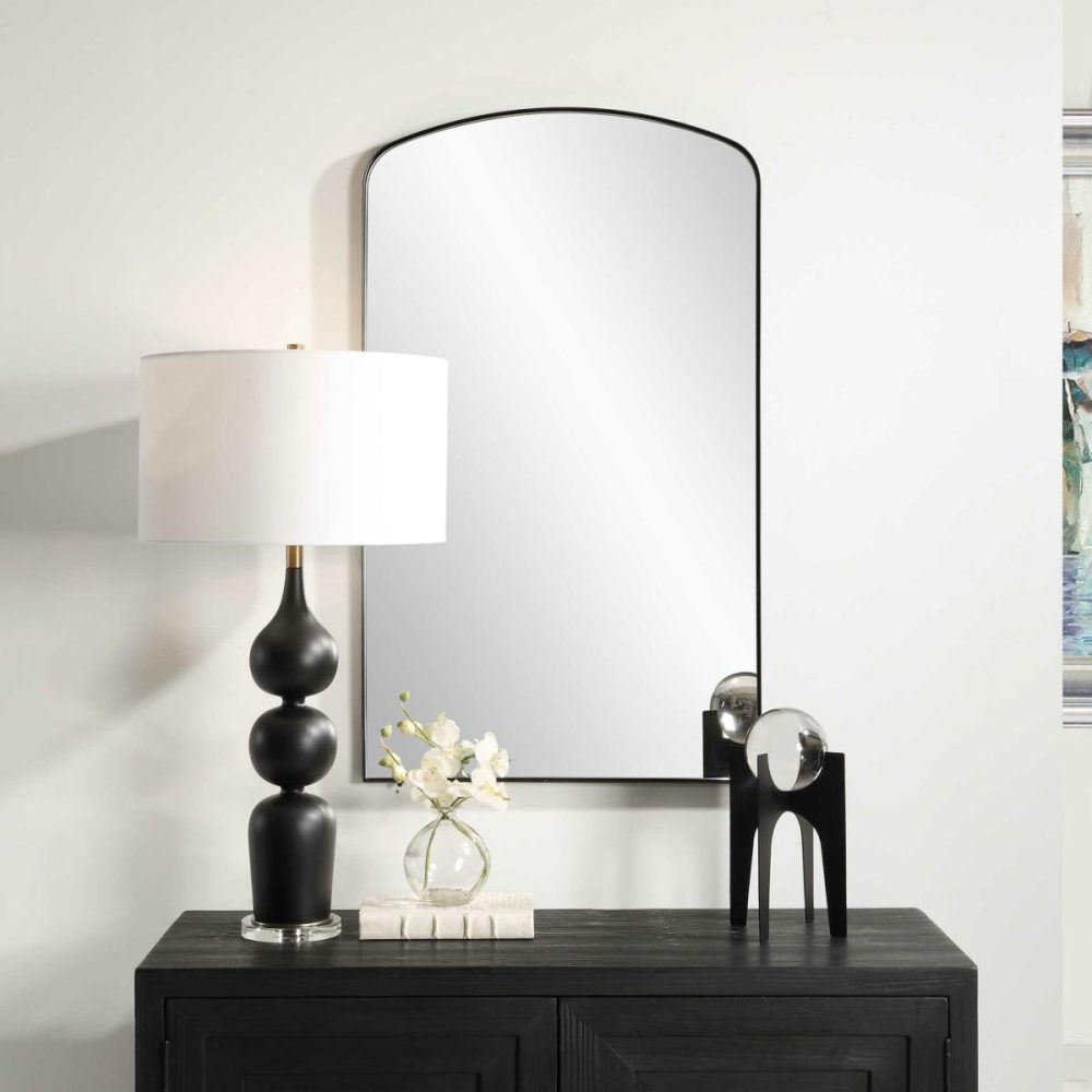 Arched |  Tordera Arch Mirror, Black