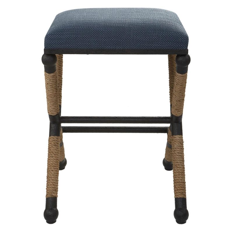 Barstools-Counter Stools |  Firth Counter Stool, Navy