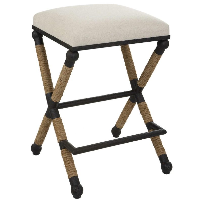 Barstools-Counter Stools |  Firth Counter Stool, Oatmeal