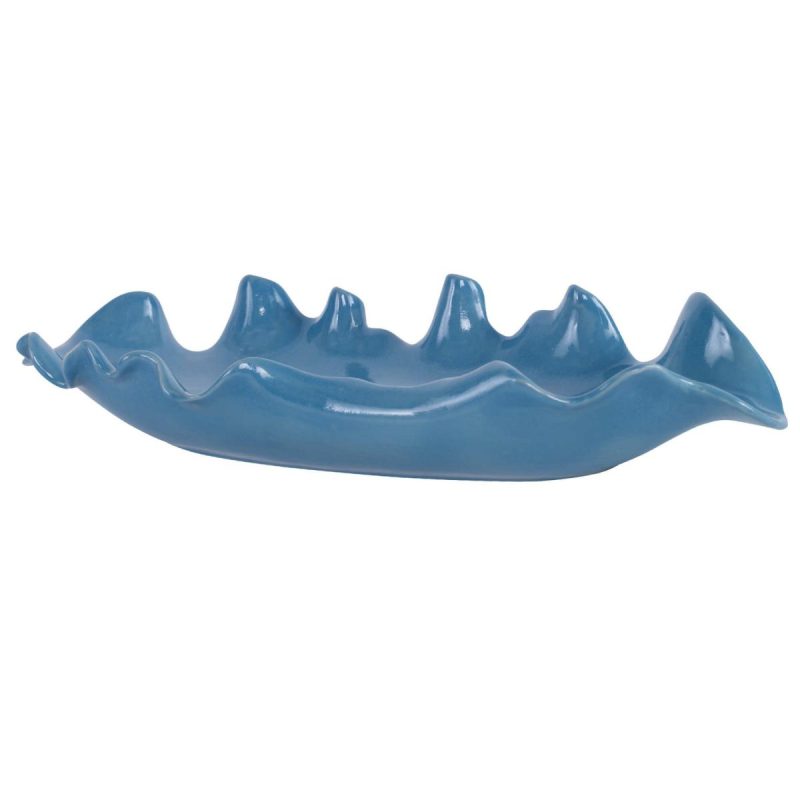 Bowls-Trays |  Ruffled Feathers Bowl, Blue