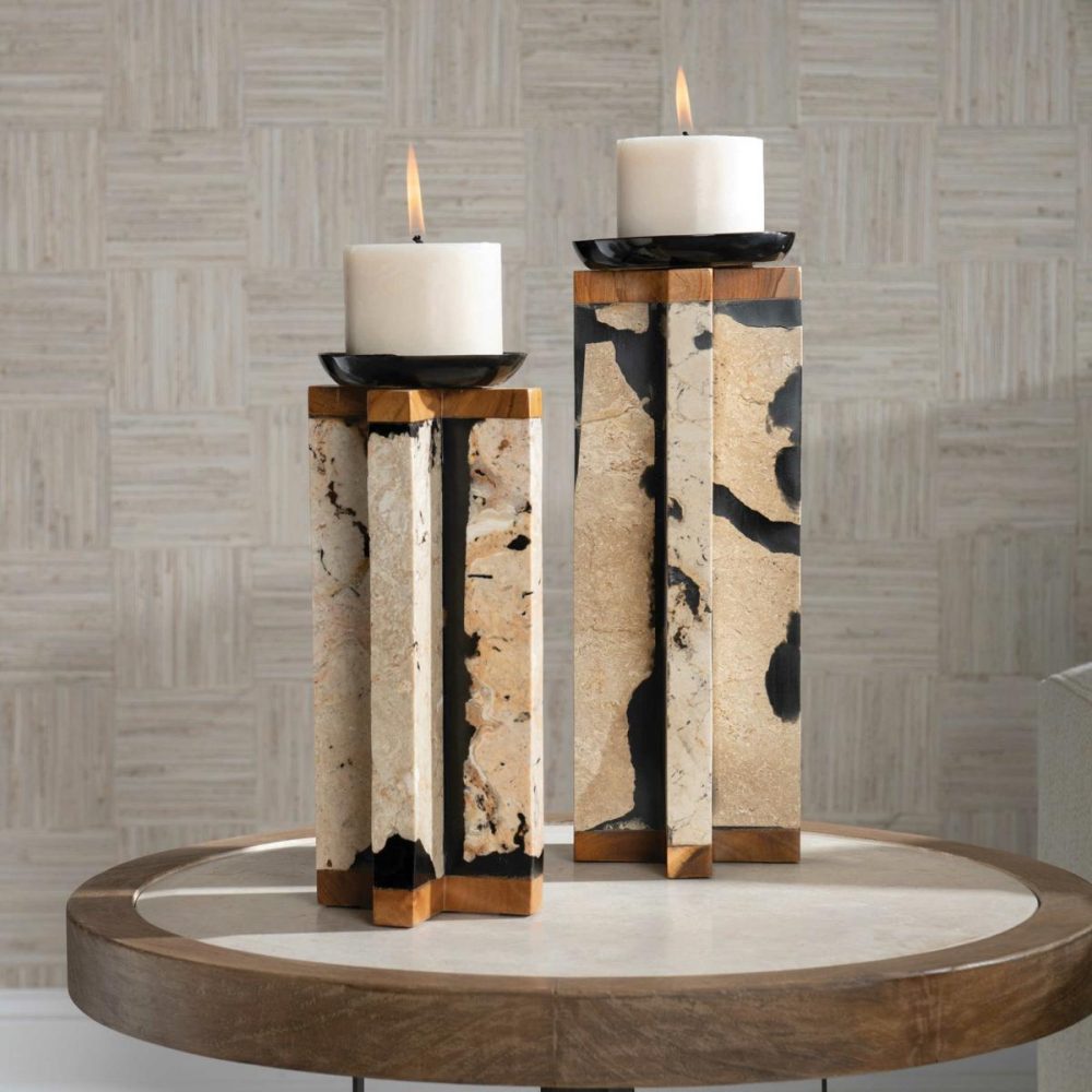 Candleholders |  Illini Candleholders, S/2