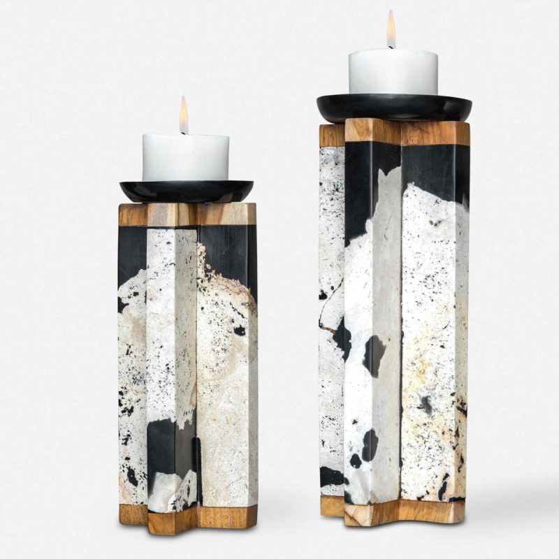 Candleholders |  Illini Candleholders, S/2