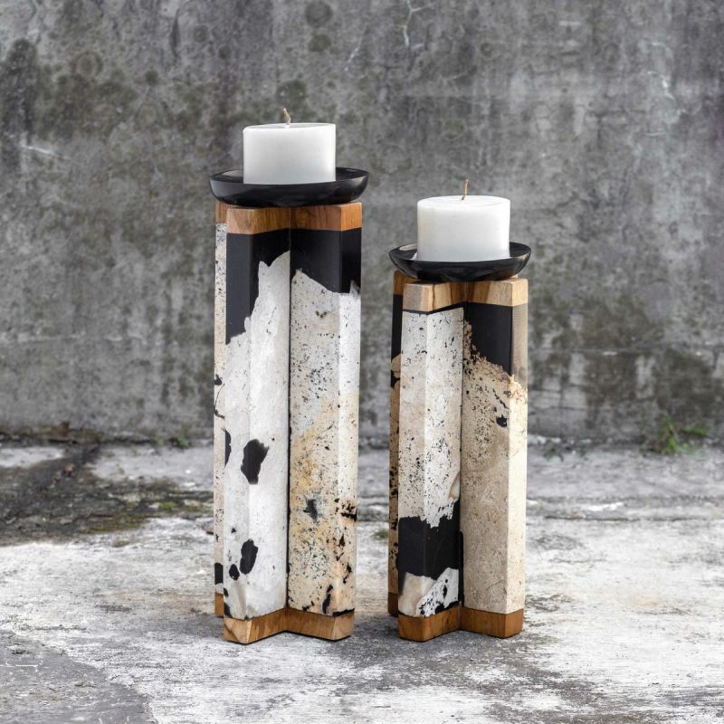 Candleholders |  Illini Candleholders, S/2