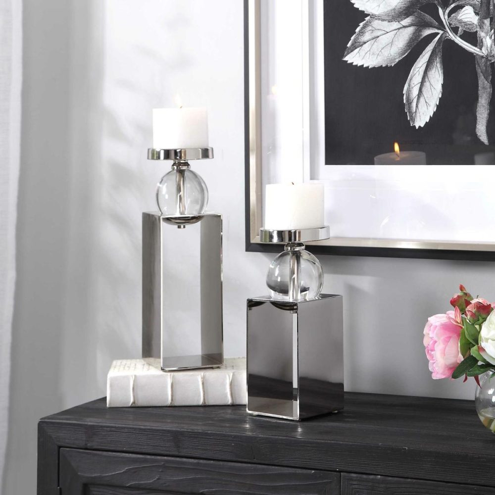 Candleholders |  Lucian Candleholders, S/2