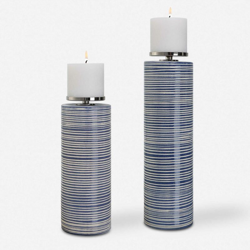 Candleholders |  Montauk Candleholders, S/2