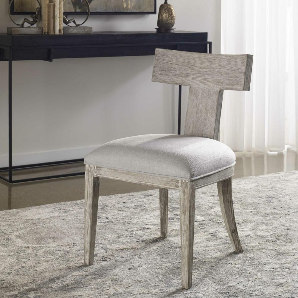 Chairs-Sofas |  Idris Armless Chair, White, 2 Per Box, Priced Each