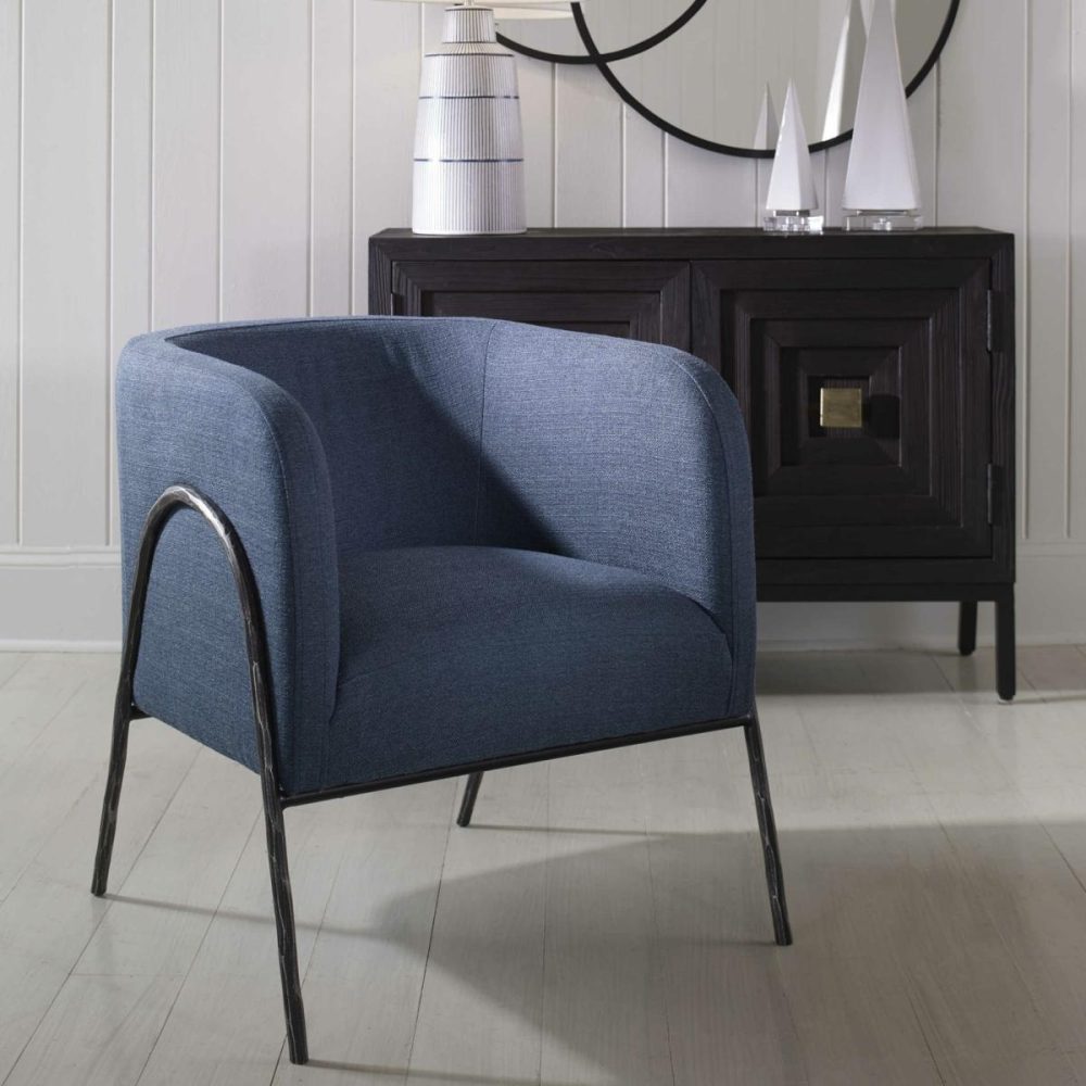 Chairs-Sofas |  Jacobsen Accent Chair, Denim