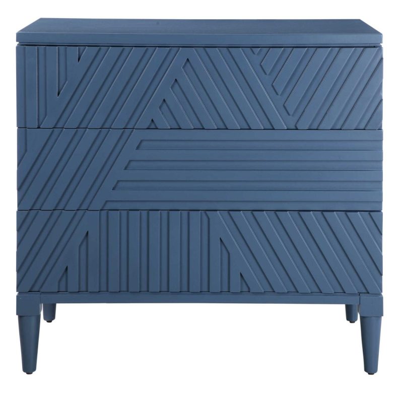 Chests-Cabinets |  Colby 3 Drawer Chest, Blue