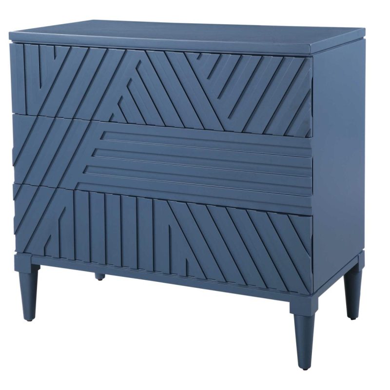 Chests-Cabinets |  Colby 3 Drawer Chest, Blue