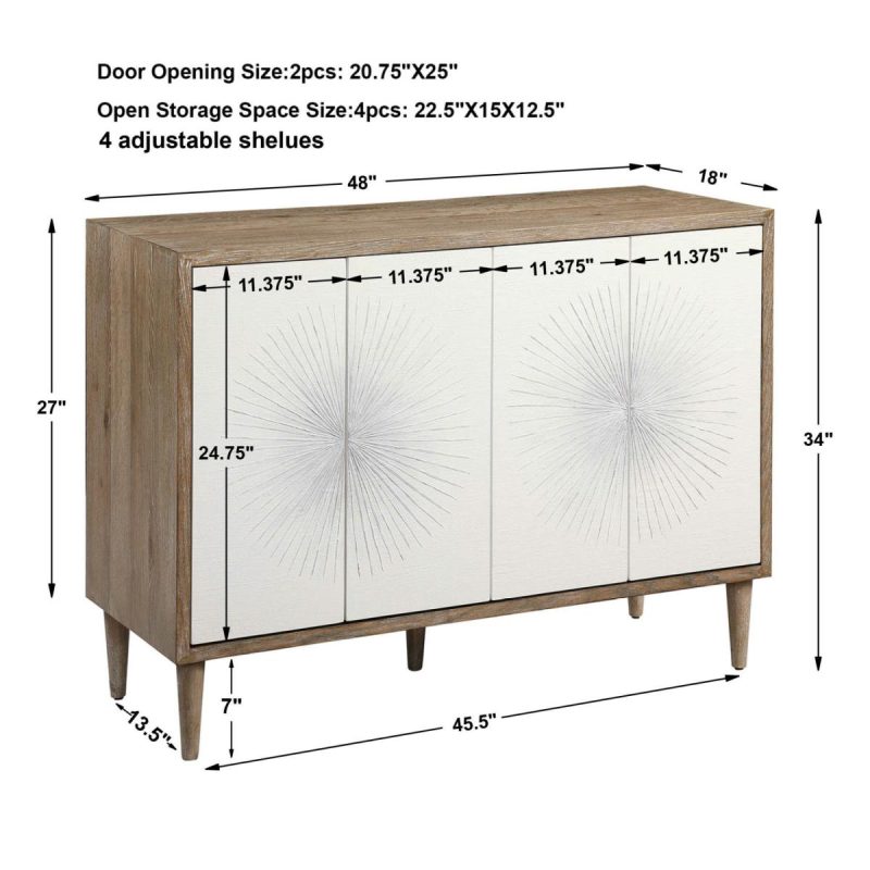 Chests-Cabinets |  Dani 4 Door Cabinet