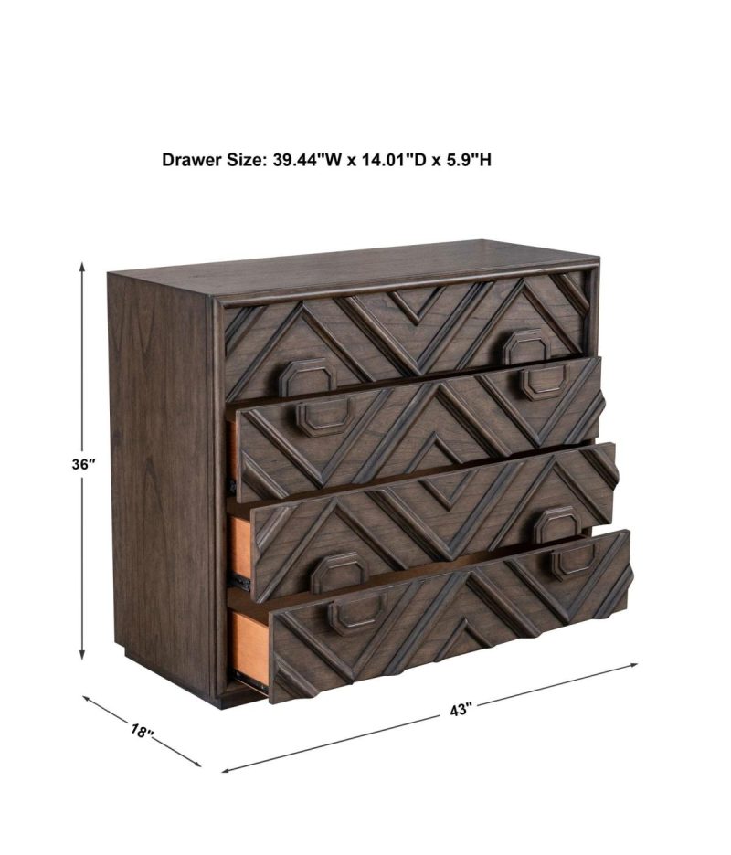 Chests-Cabinets |  Mindra 4 Drawer Chest