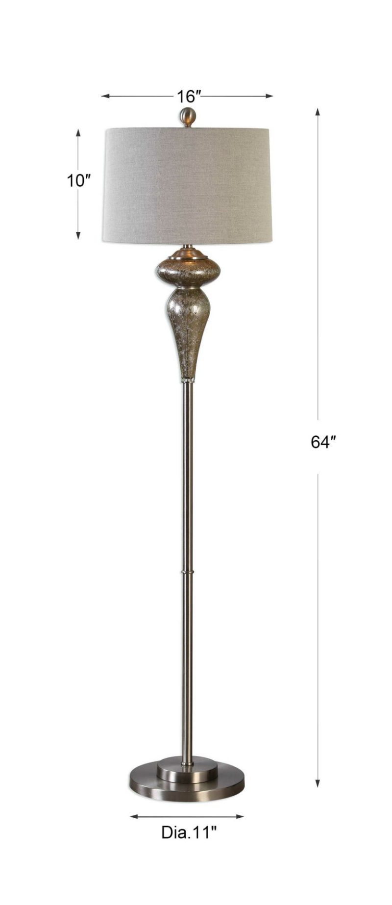 Floor |  Vercana Floor Lamp, 2 Per Box, Priced Each