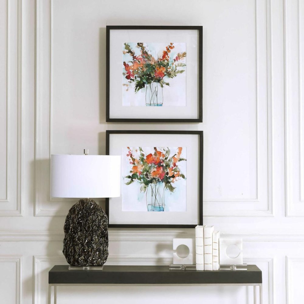 Framed Prints |  Fresh Flowers Framed Prints, S/2