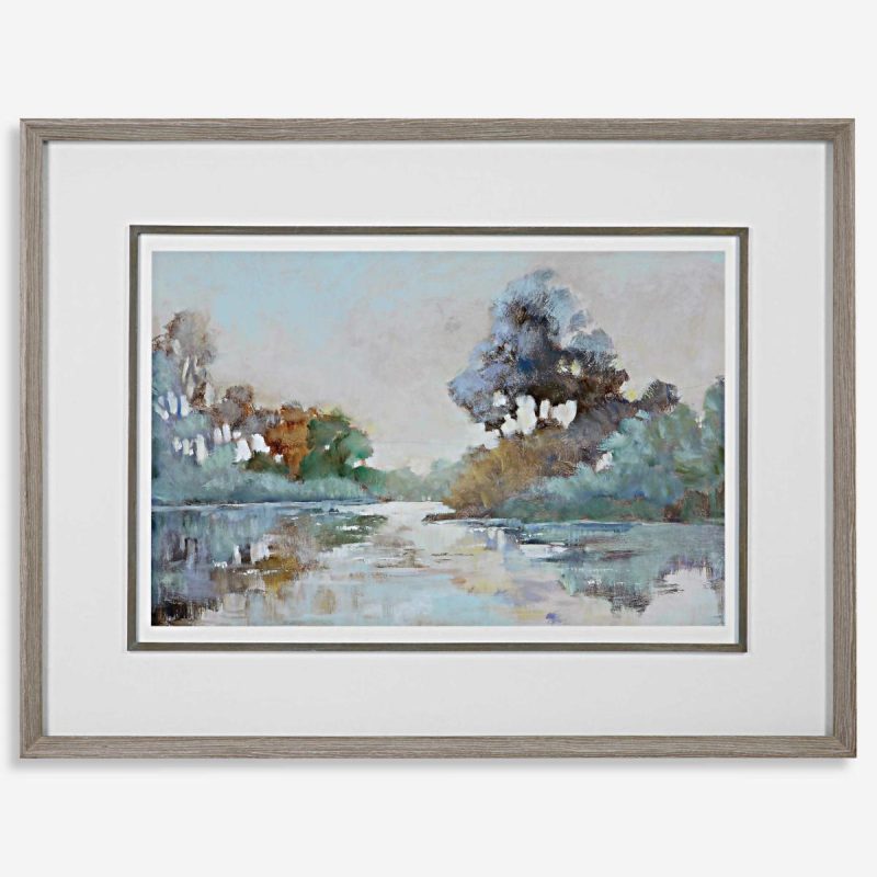 Framed Prints |  Morning Lake Framed Print