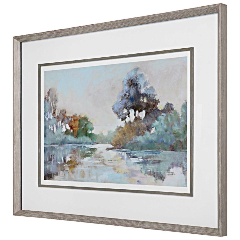 Framed Prints |  Morning Lake Framed Print