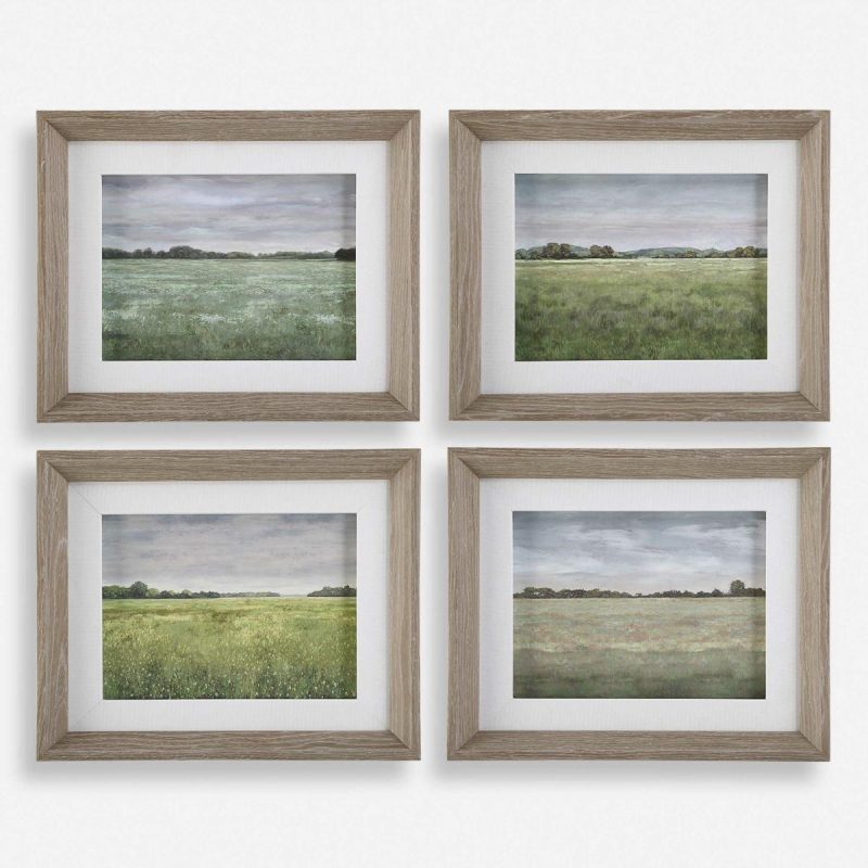 Framed Prints |  Quiet Meadows Framed Prints, S/4