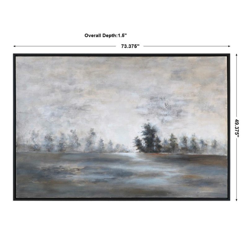 Hand Painted |  Evening Mist Hand Painted Canvas