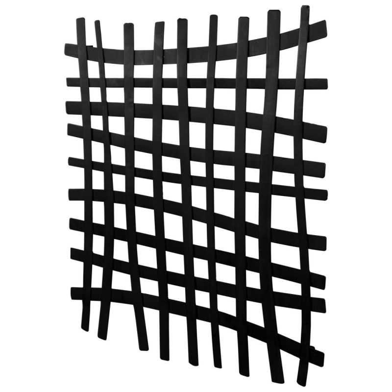 Metal Wall Decor |  Gridlines Metal Wall Decor, Black