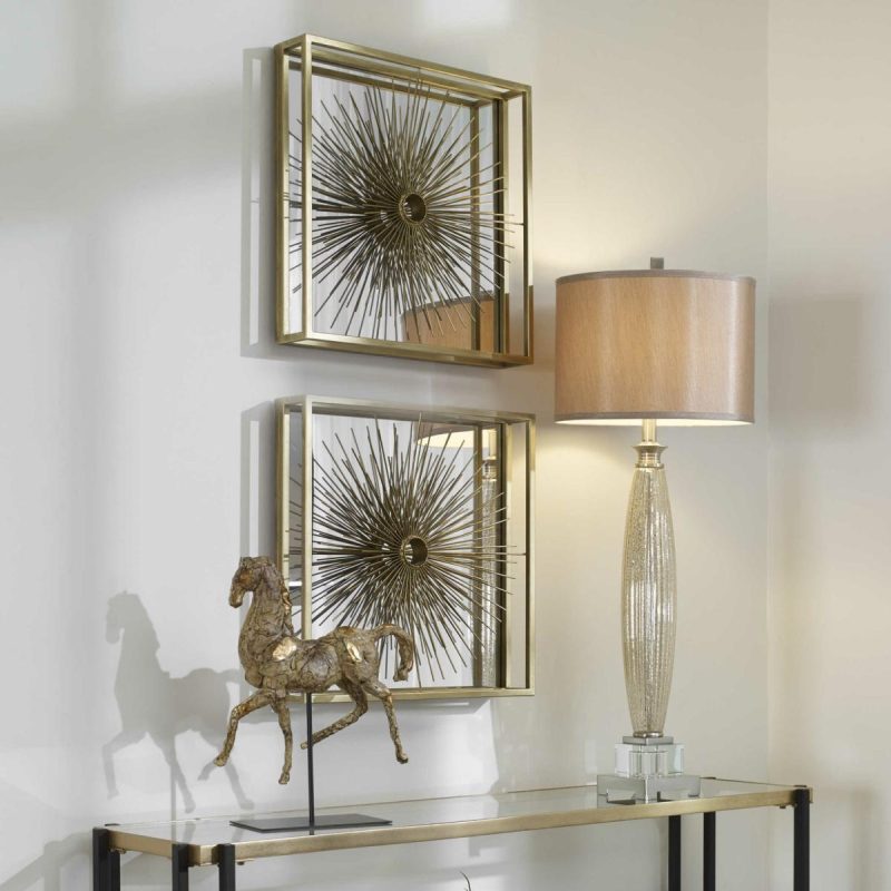 Metal Wall Decor |  Starlight Mirrored Wall Decor