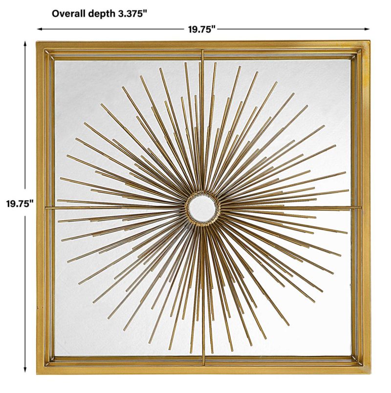 Metal Wall Decor |  Starlight Mirrored Wall Decor