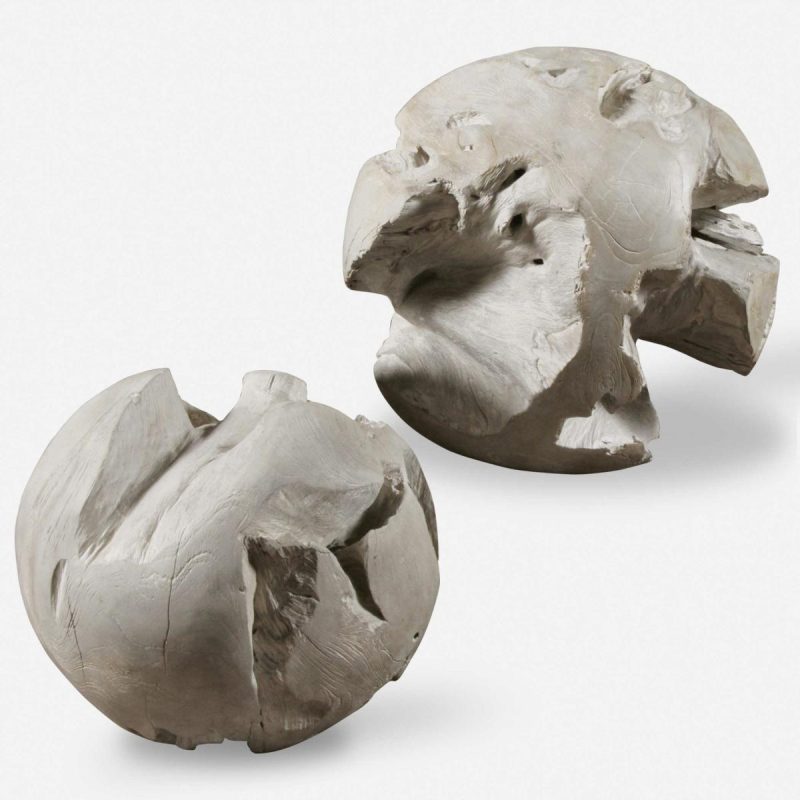 Objects |  Ermanno Teak Balls, S/2