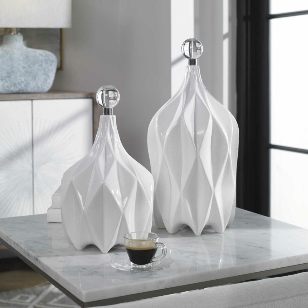 Objects |  Klara Bottles, White, S/2