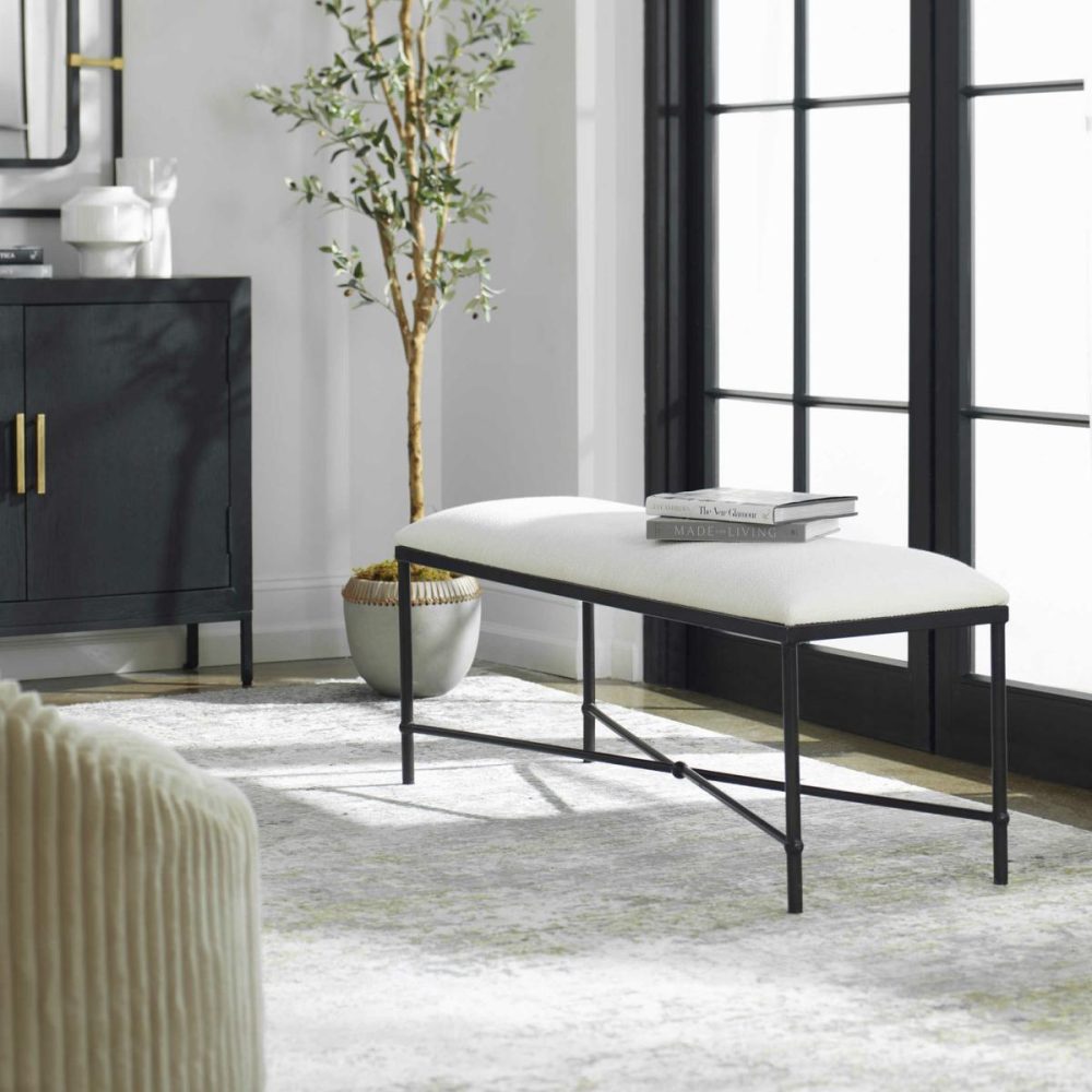 Ottomans-Benches |  Avenham Bench, Black