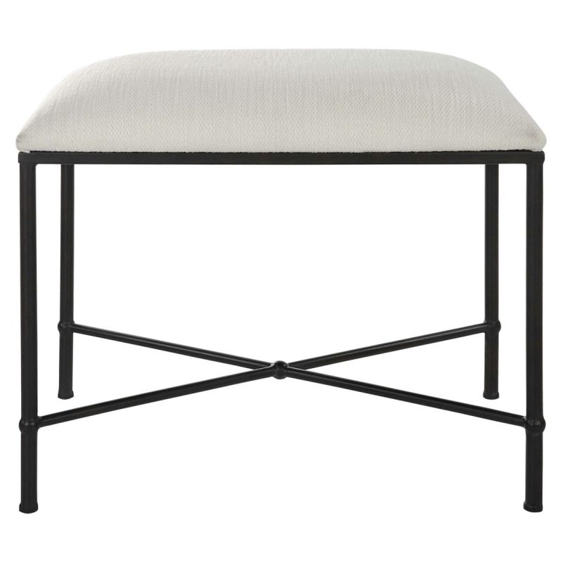 Ottomans-Benches |  Avenham Small Bench, Black