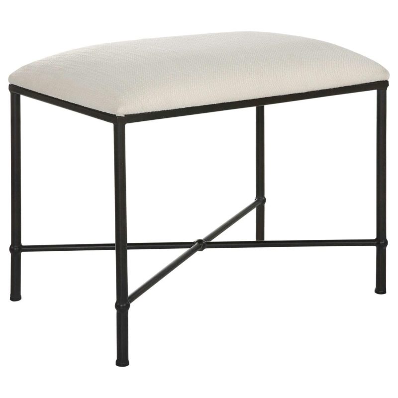 Ottomans-Benches |  Avenham Small Bench, Black