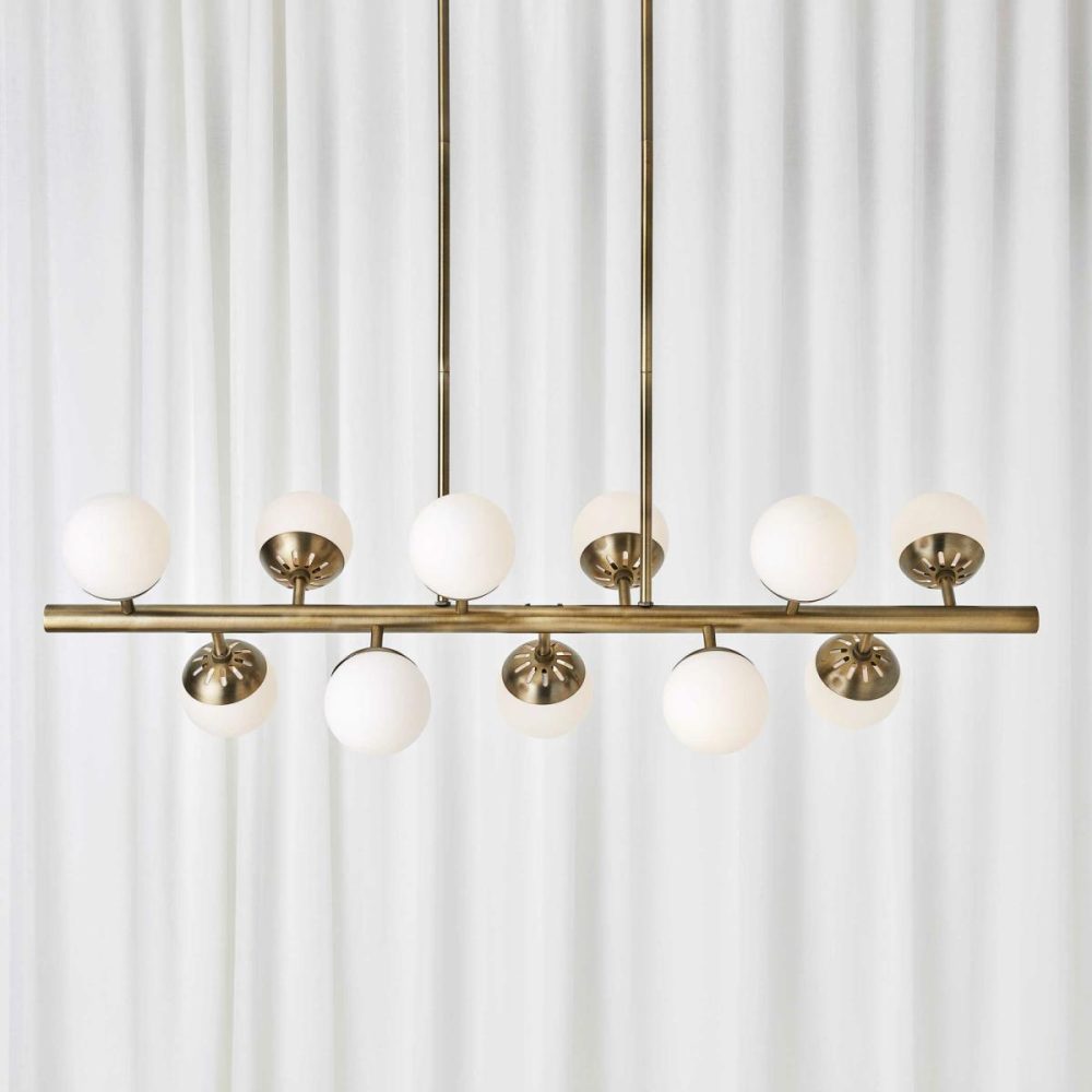 Pendants-Mini Pendants |  Droplet, 11 Lt Linear Chandelier