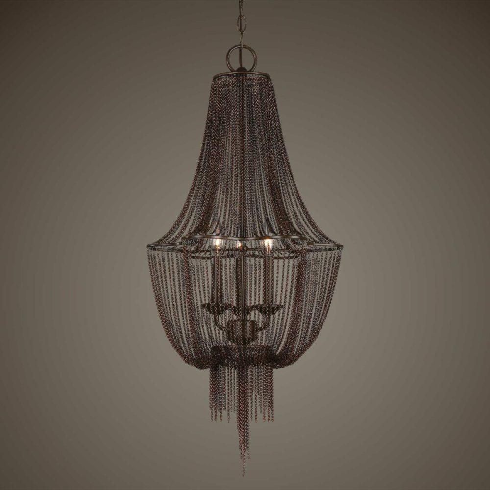 Pendants-Mini Pendants |  Lezzeno, 3 Lt Chandelier