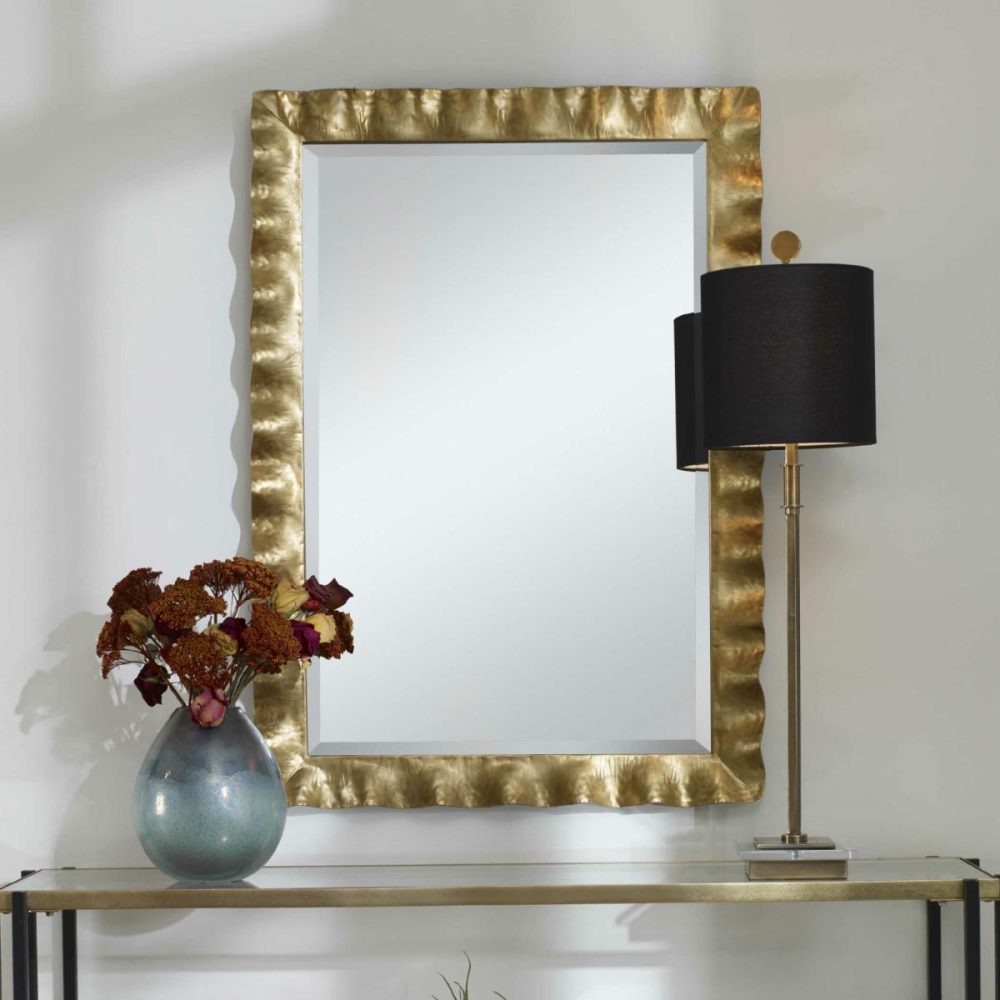 Rectangular |  Haya Mirror, Gold