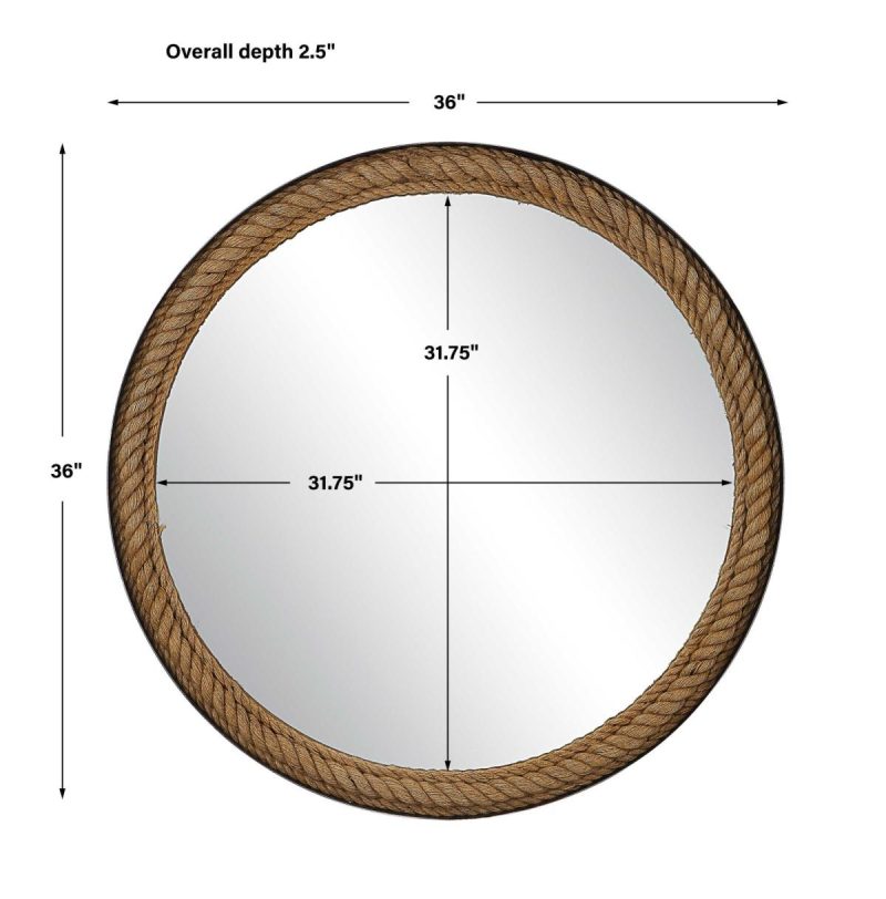 Round |  Bolton Round Mirror