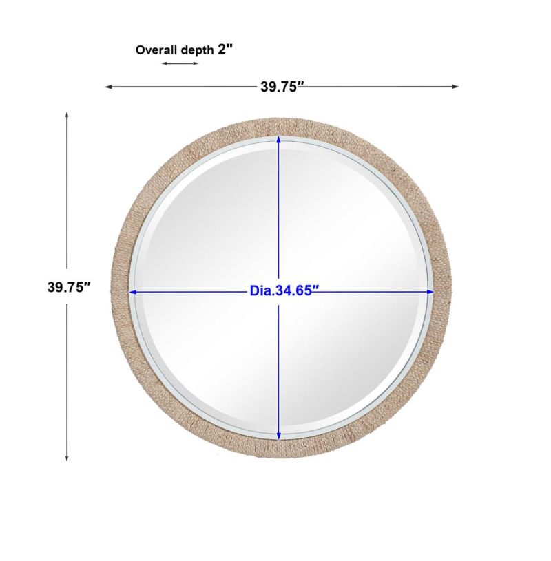 Round |  Carbet Round Mirror