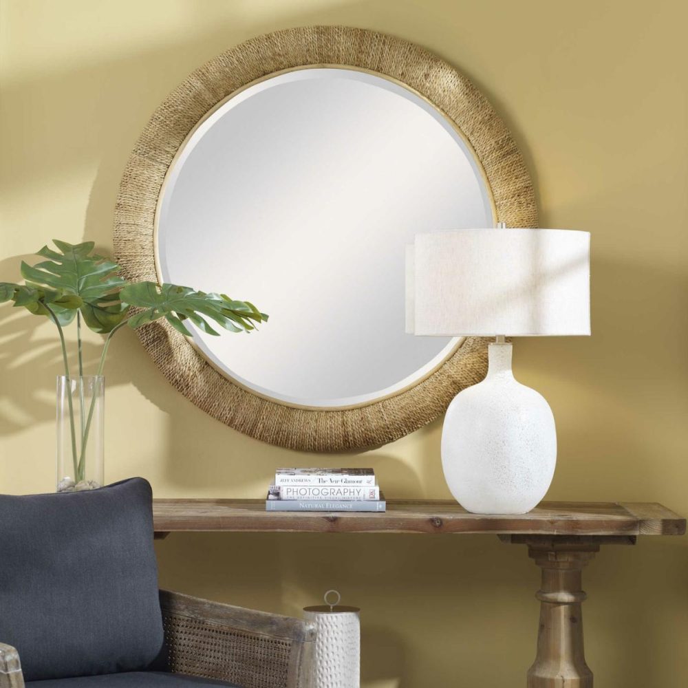 Round |  Mariner Round Mirror, Natural