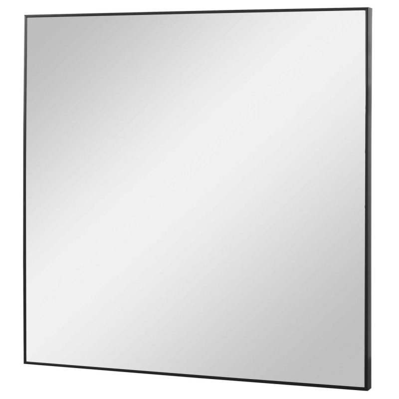 Square |  Alexo Square Mirror, Black