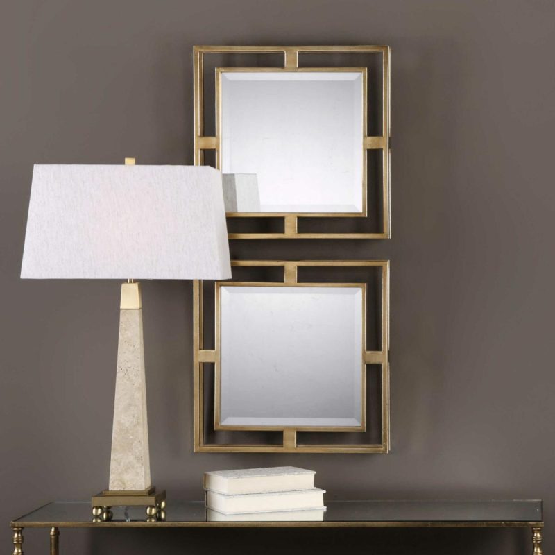 Square |  Allick Square Mirrors, S/2