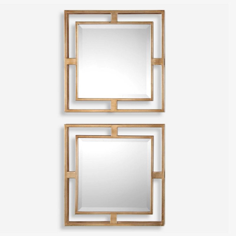 Square |  Allick Square Mirrors, S/2