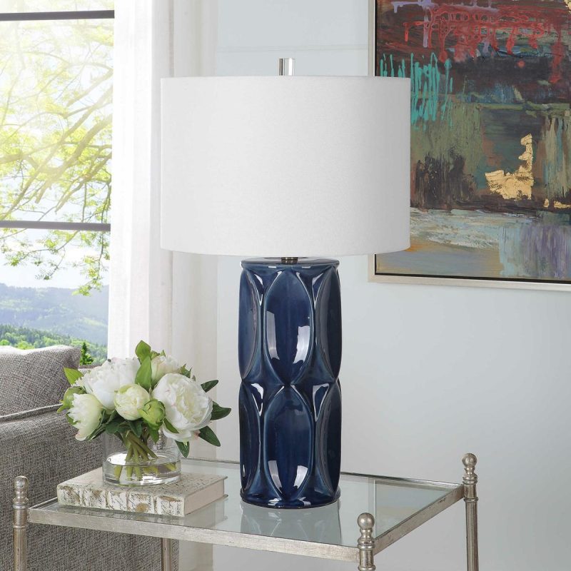 Table |  Sinclair Table Lamp, Blue