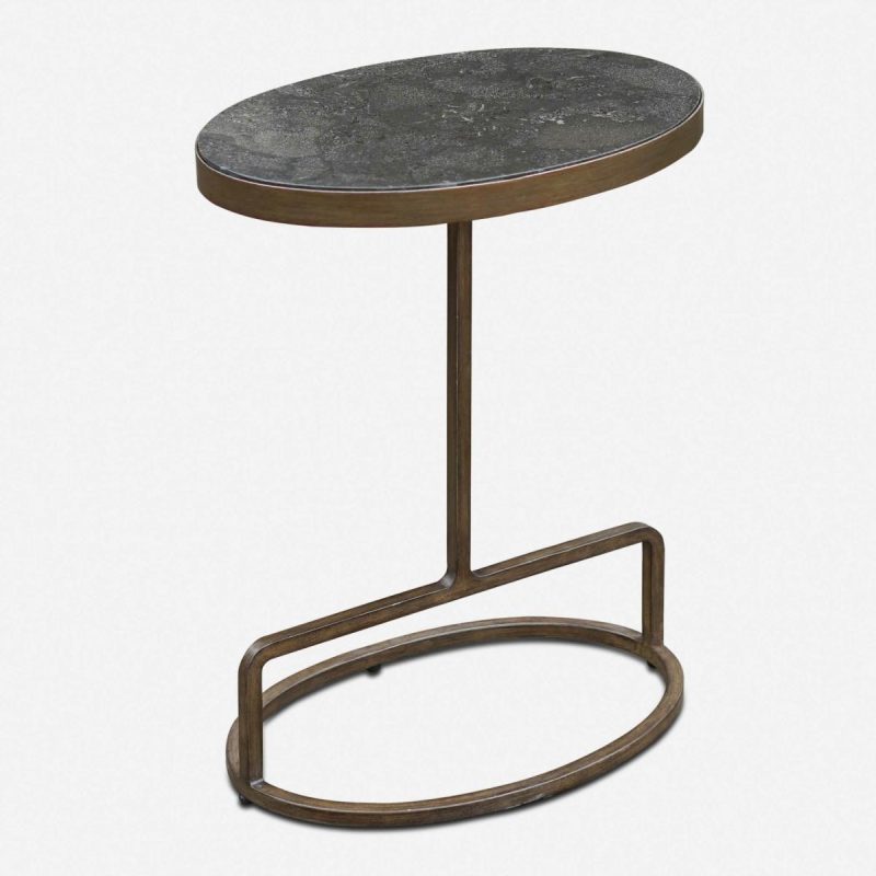 Tables |  Jessenia Accent Table, Bluestone