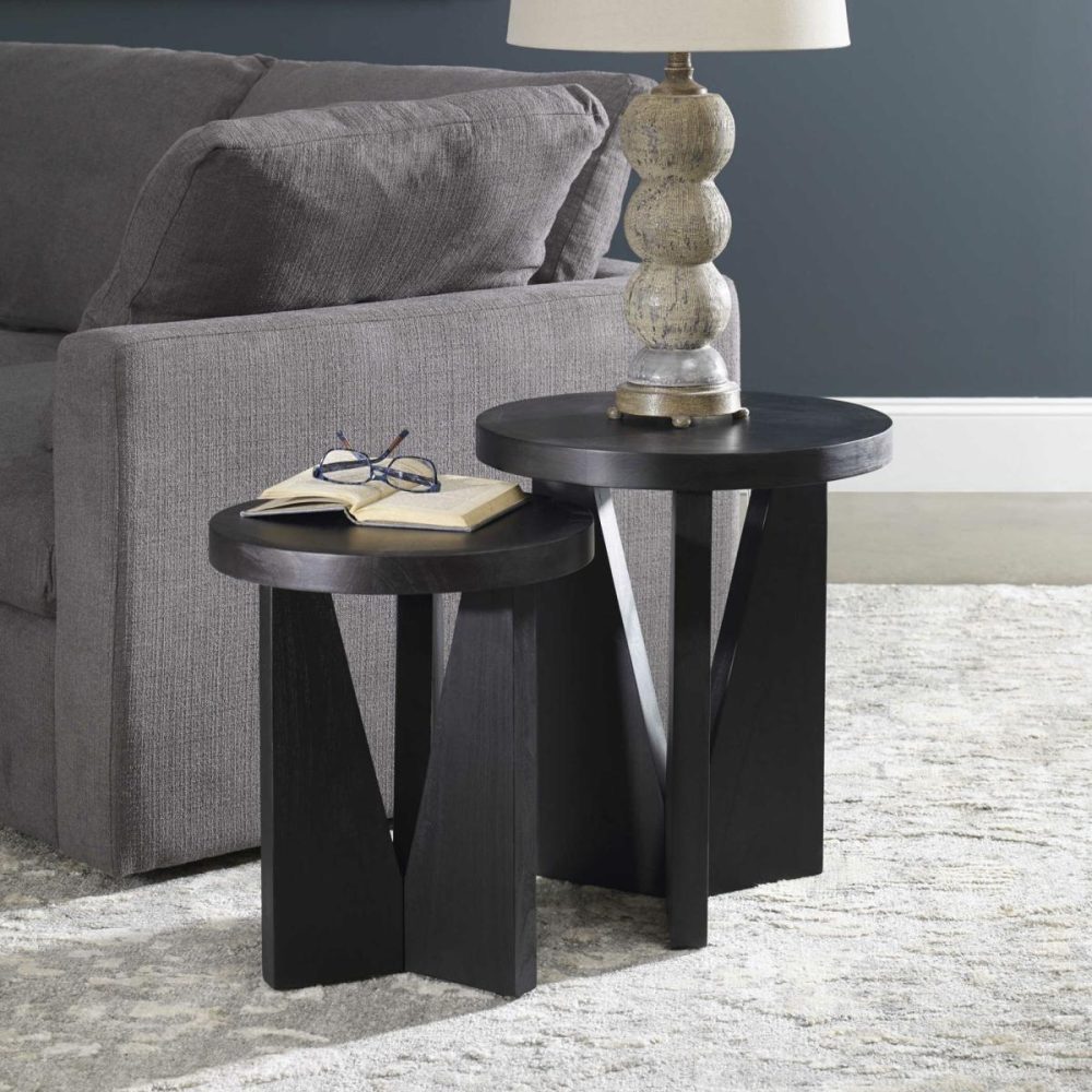 Tables |  Nadette Nesting Tables, Espresso, S/2