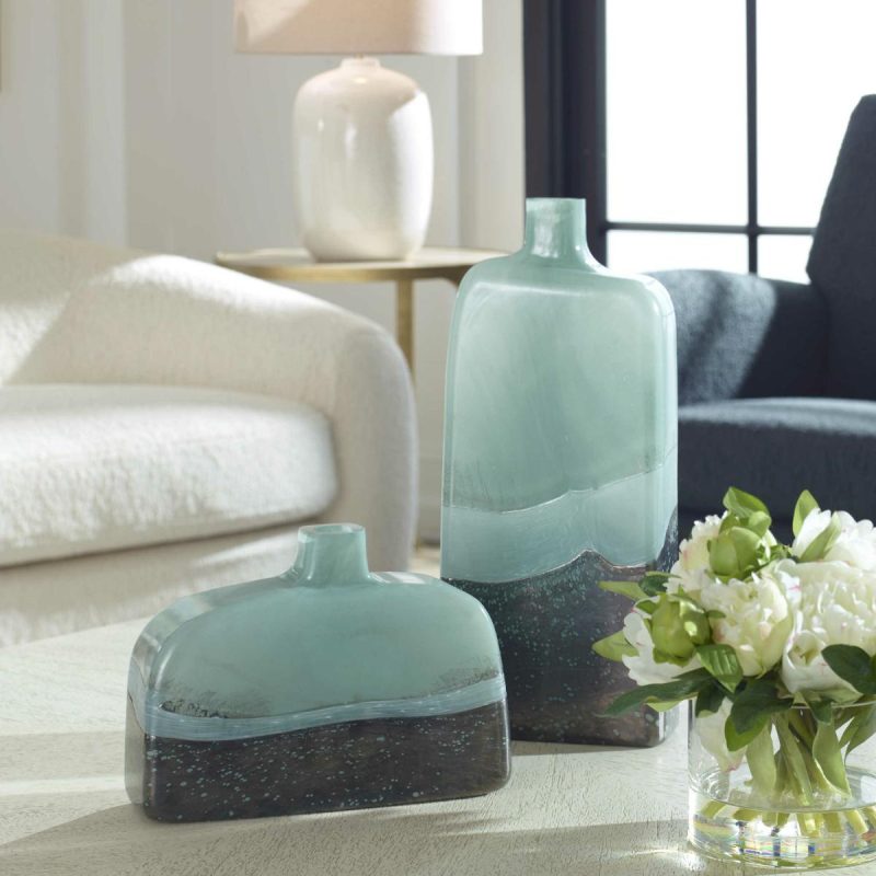 Vases-Urns-Finials |  Fuze Vases, S/2