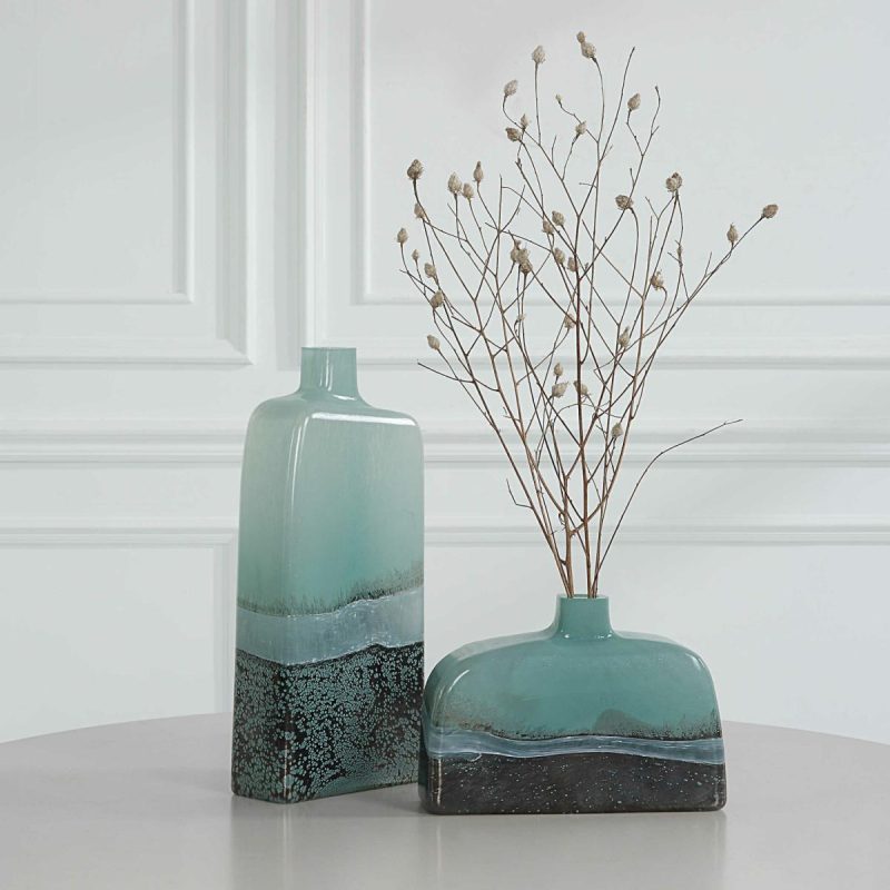 Vases-Urns-Finials |  Fuze Vases, S/2