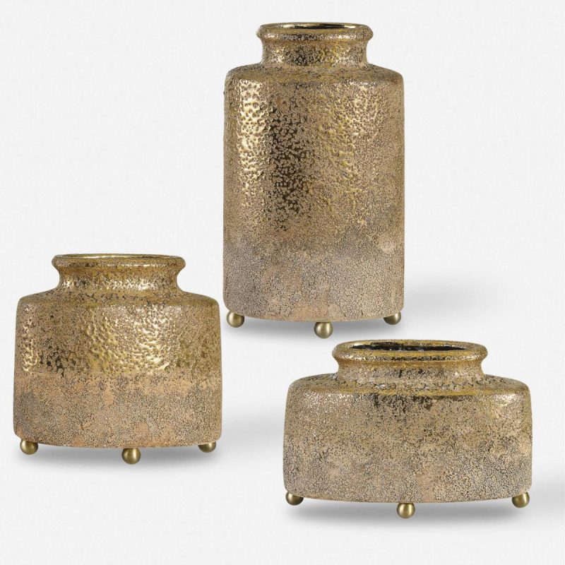 Vases-Urns-Finials |  Kallie Vases, S/3