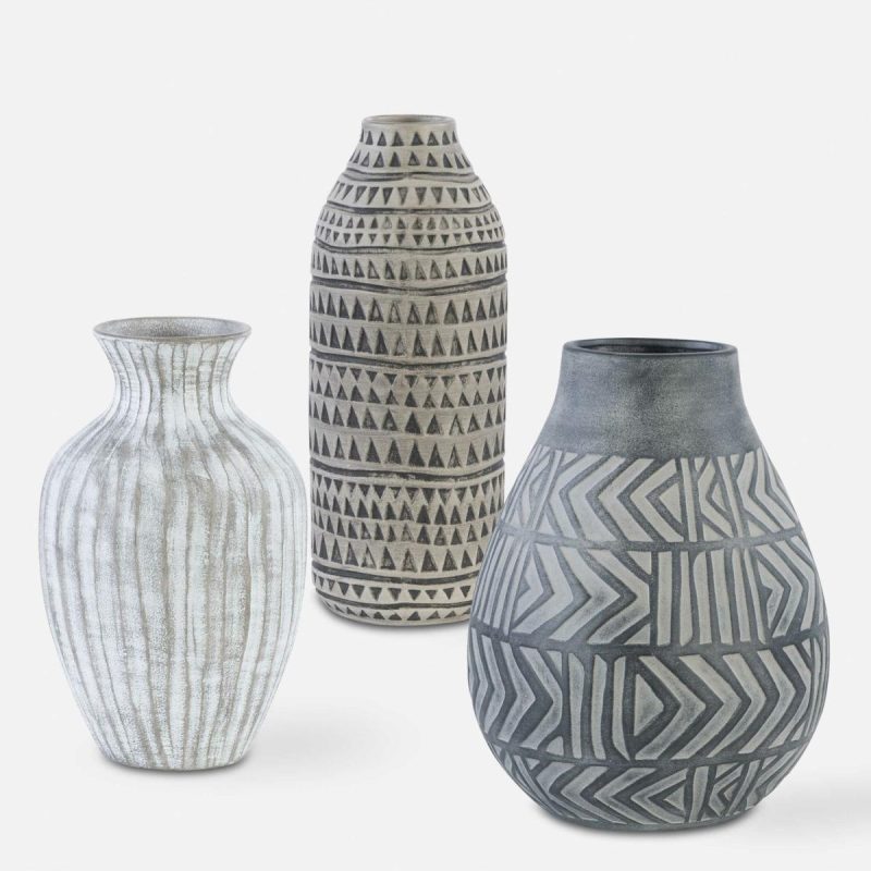 Vases-Urns-Finials |  Natchez Vases, S/3