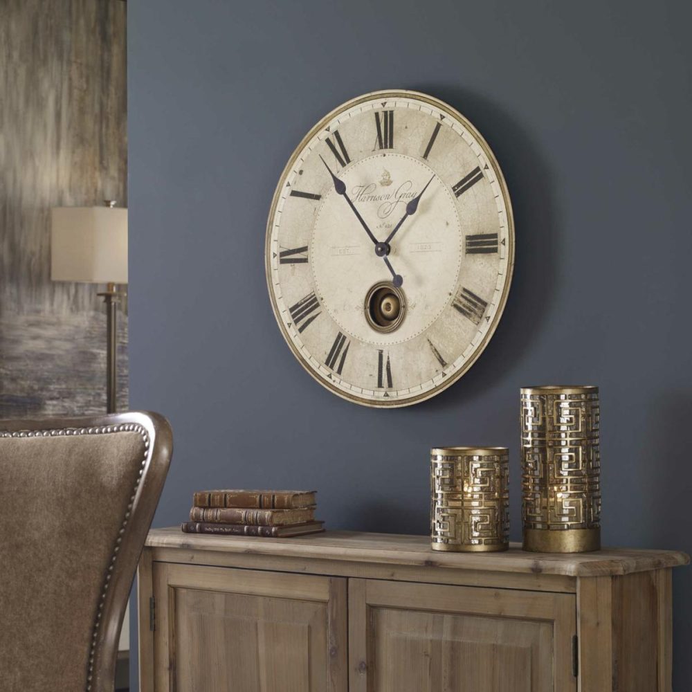 Wall Clocks |  Harrison Gray 23″ Wall Clock