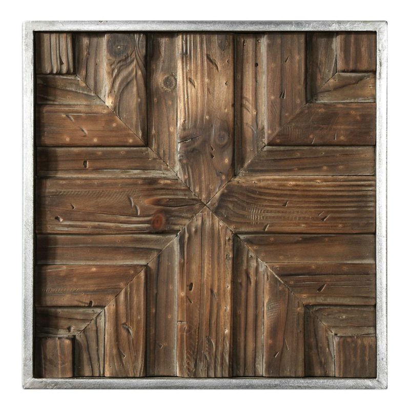 Wood Wall Decor |  Bryndle Squares Wood Wall Decor, S/9