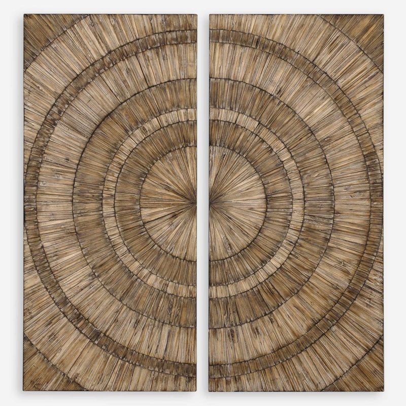 Wood Wall Decor |  Lanciano Wood Wall Panels, S/2